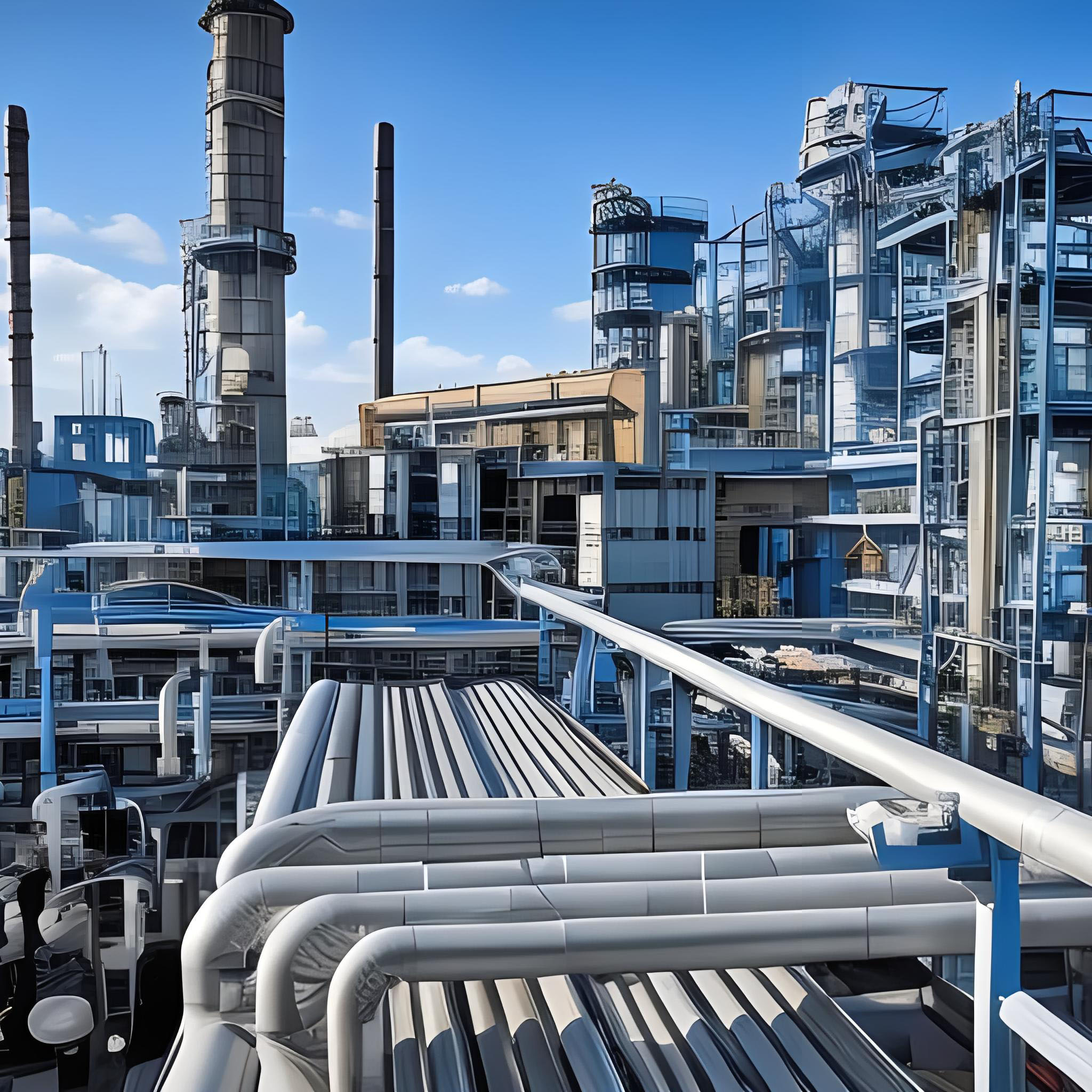 化工工艺流程管道中的应用